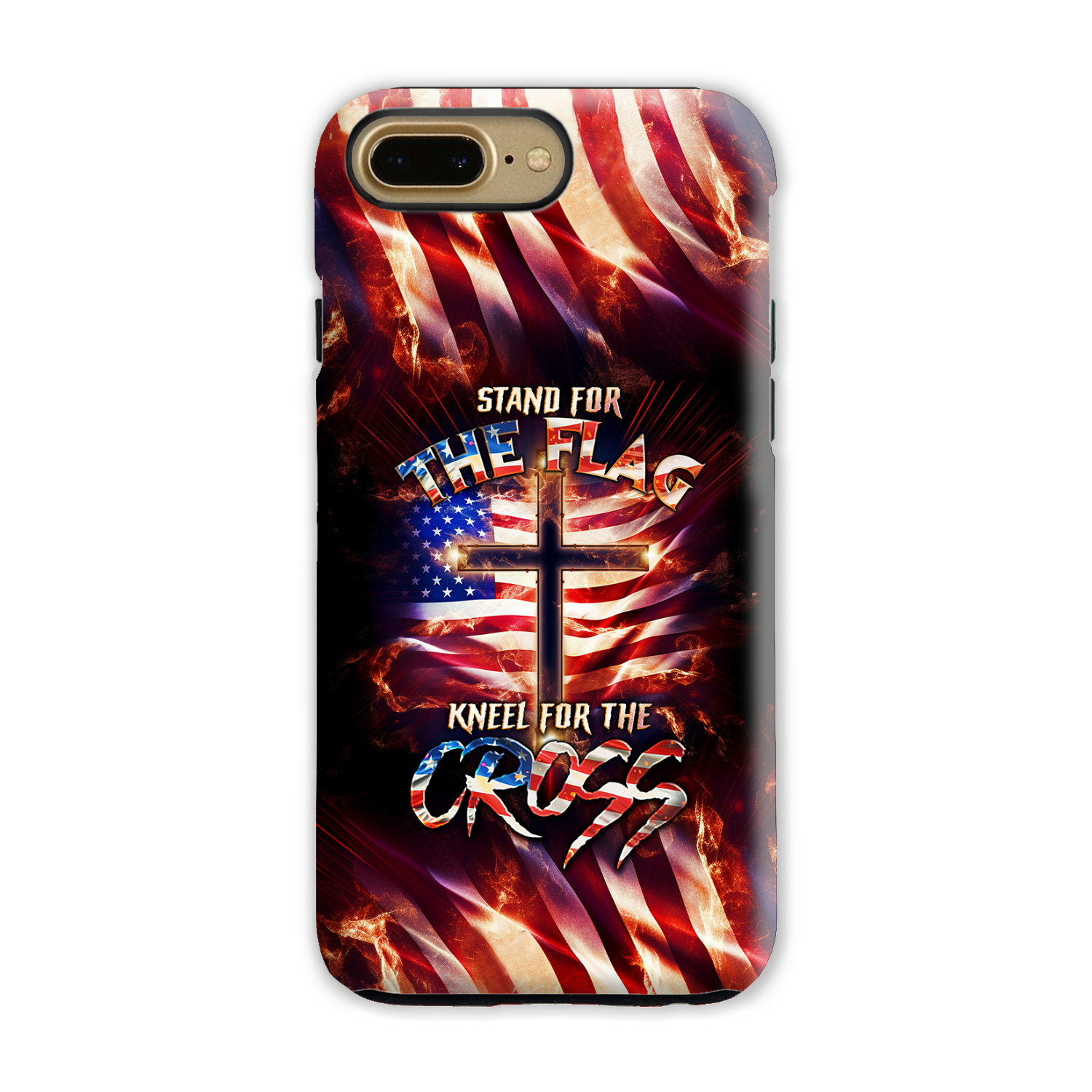 Stand For The Flag Kneel For The Cross Phone Case - Tlno0308231