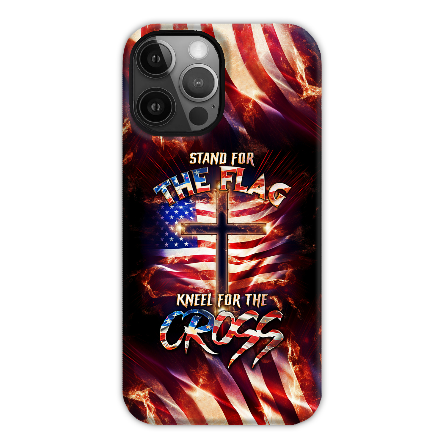 Stand For The Flag Kneel For The Cross Phone Case - Tlno0308231