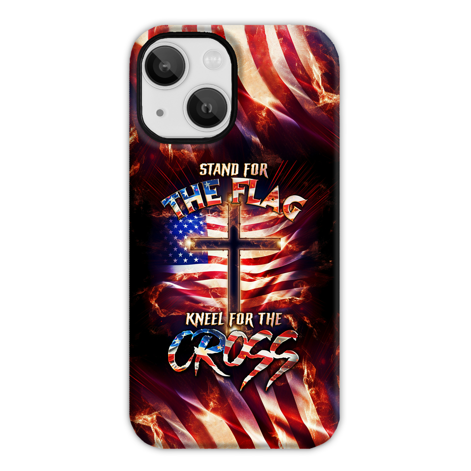 Stand For The Flag Kneel For The Cross Phone Case - Tlno0308231