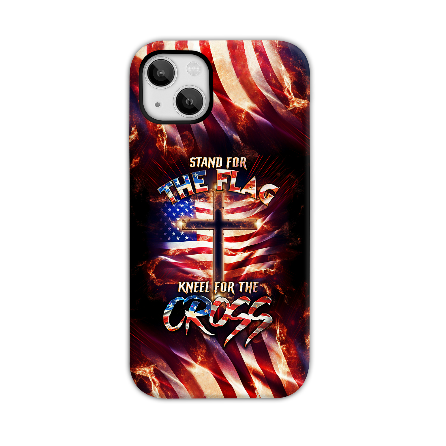 Stand For The Flag Kneel For The Cross Phone Case - Tlno0308231