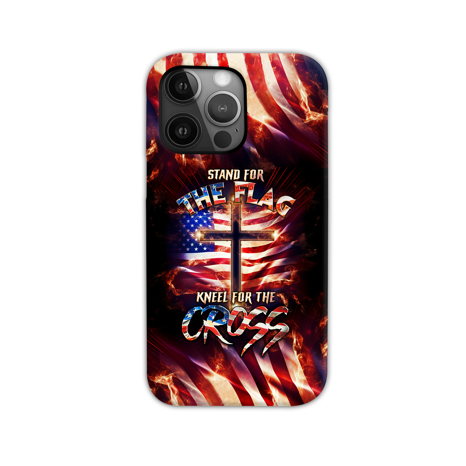 Stand For The Flag Kneel For The Cross Phone Case - Tlno0308231