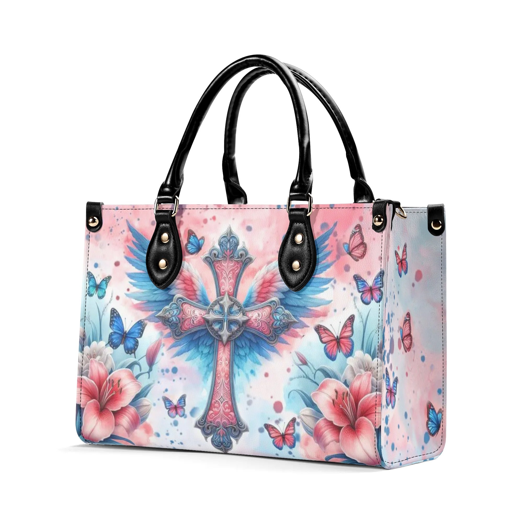 Cross Wings Leather Handbag - Yhhn2705244