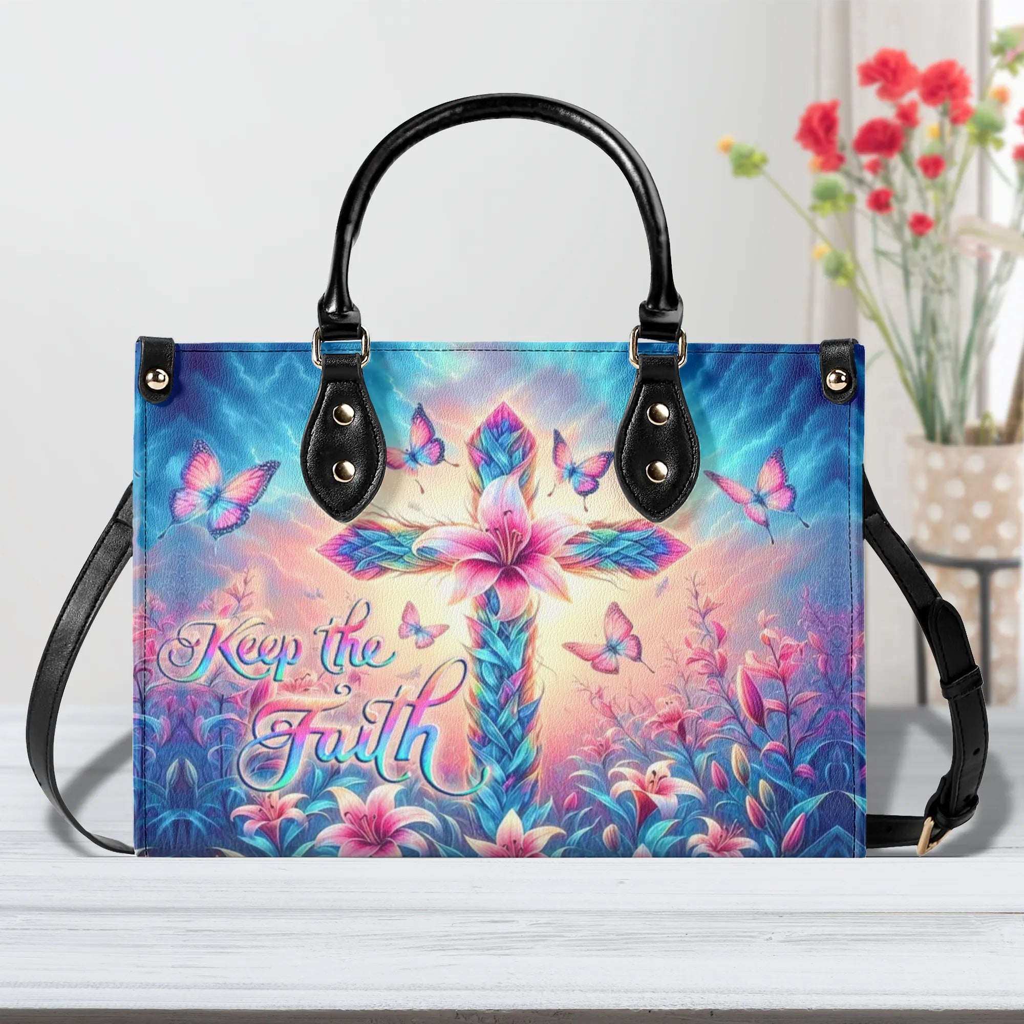 Keep The Faith Leather Handbag - Yhlt3005241