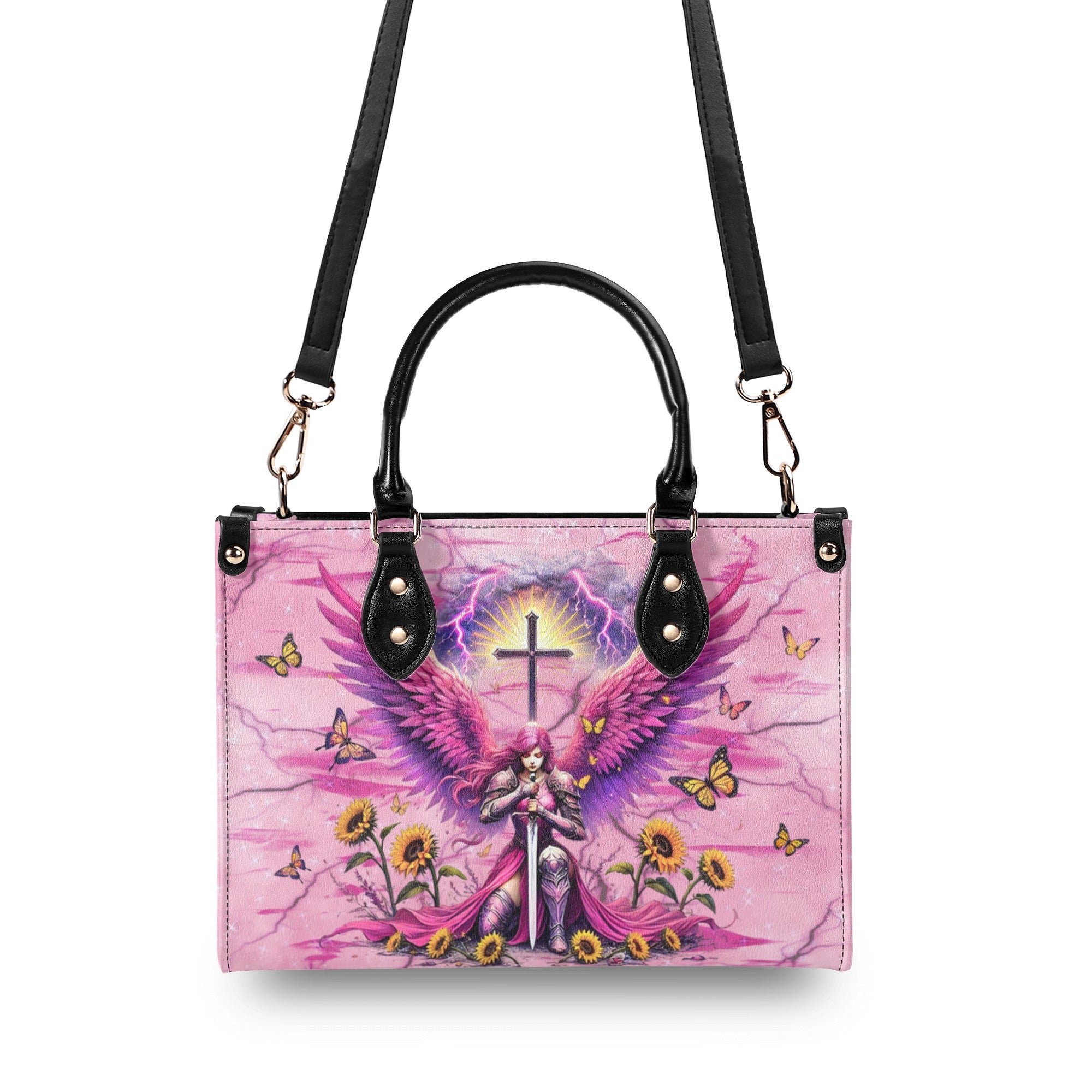 God's Warrior Sunflower Leather Handbag - Yhhg2612245