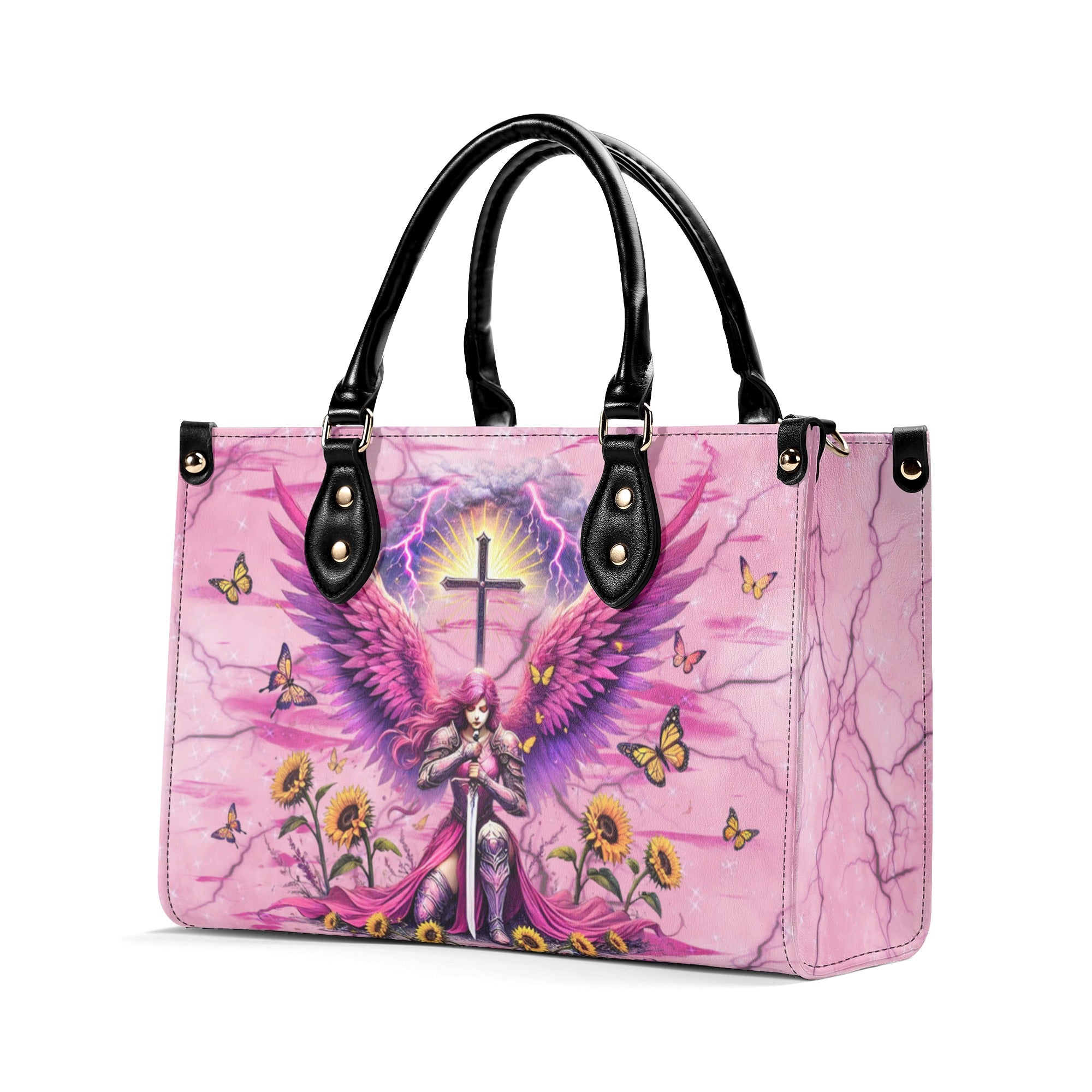 God's Warrior Sunflower Leather Handbag - Yhhg2612245