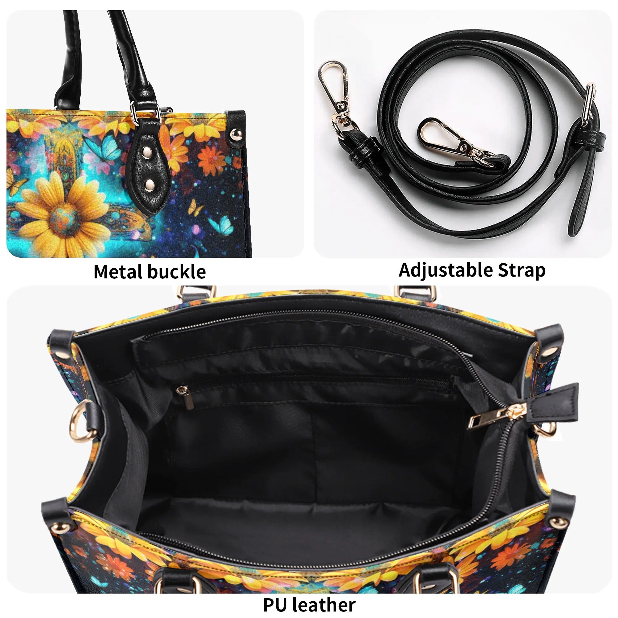 With God All Things Are Possible Leather Handbag - Yhdu2308244