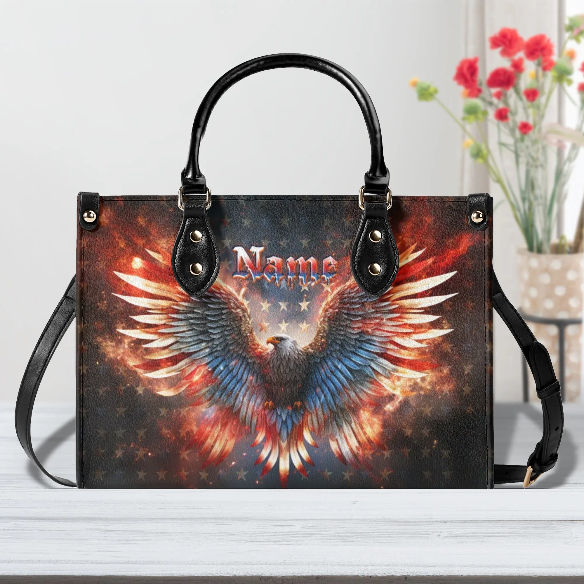 Eagle Fire Leather Handbag - Tlpq0307244