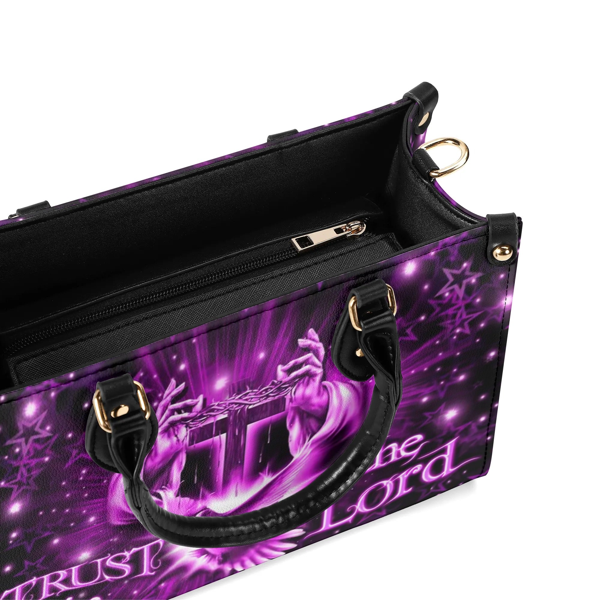 Trust In The Lord Leather Handbag - Yhdu0910244