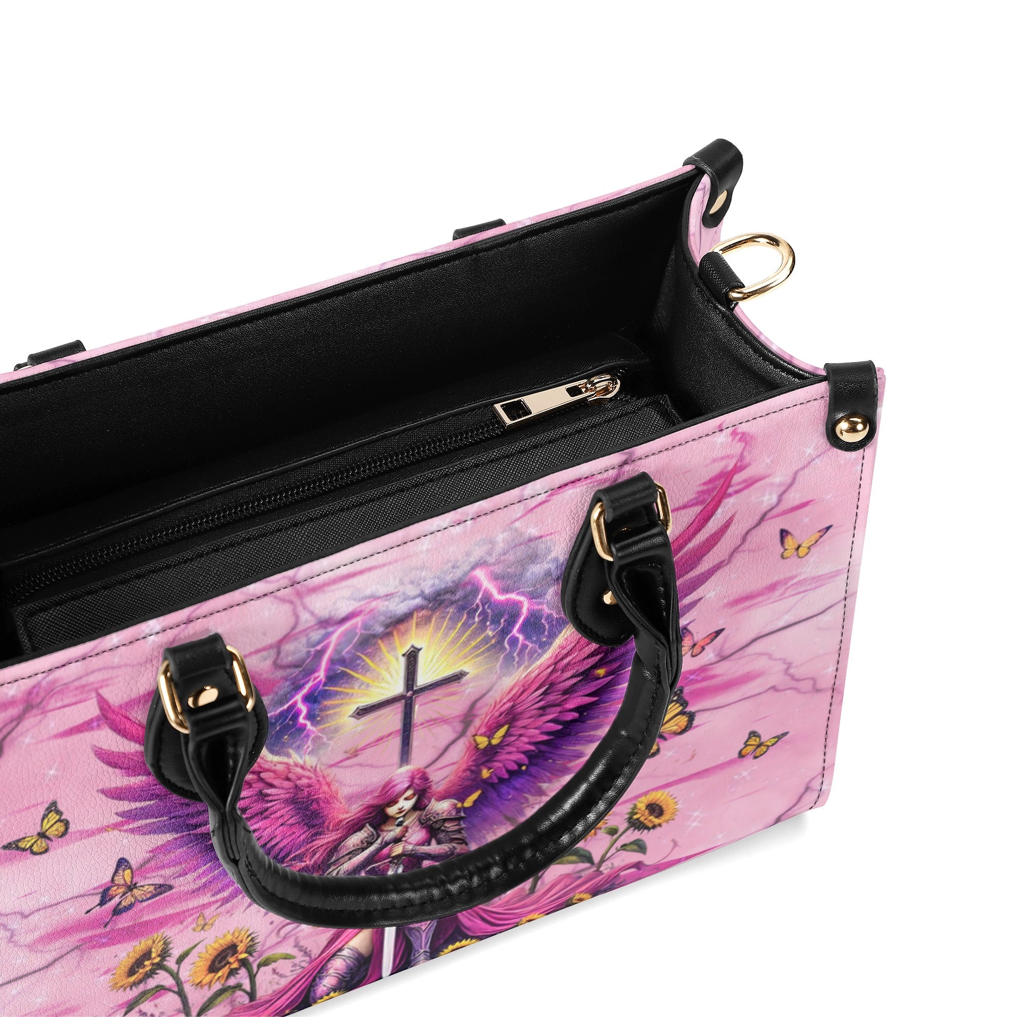 God's Warrior Sunflower Leather Handbag - Yhhg2612245