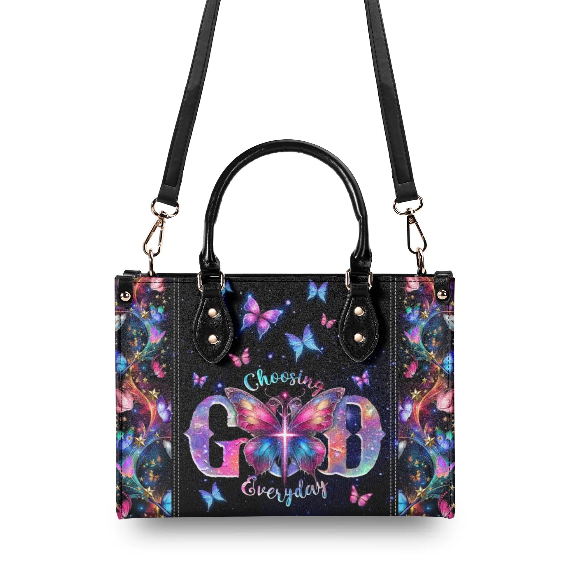 Choosing God Everyday Butterfly Leather Handbag - Tlnz0606244