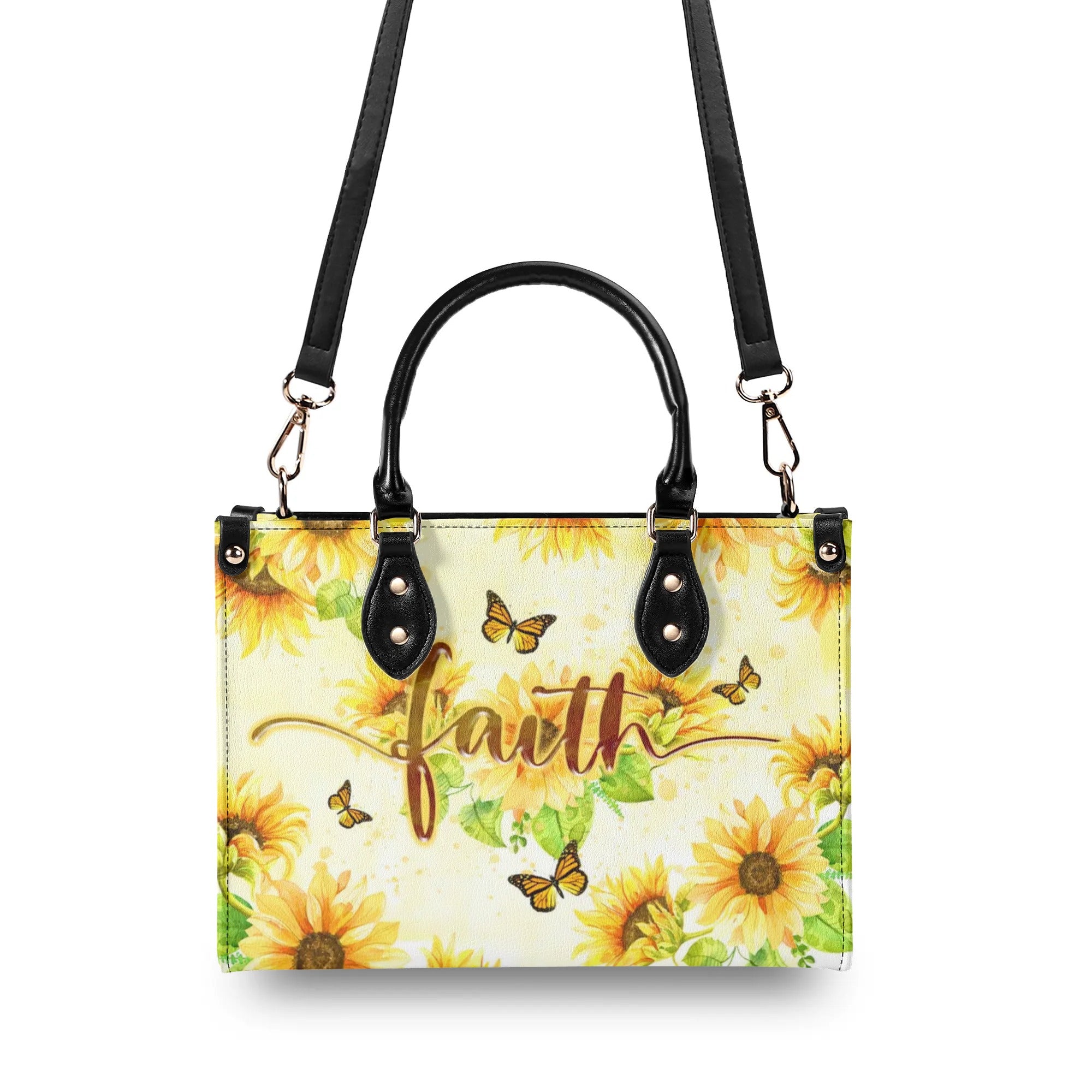 Faith Sunflower Leather Handbag - Tltr1806245