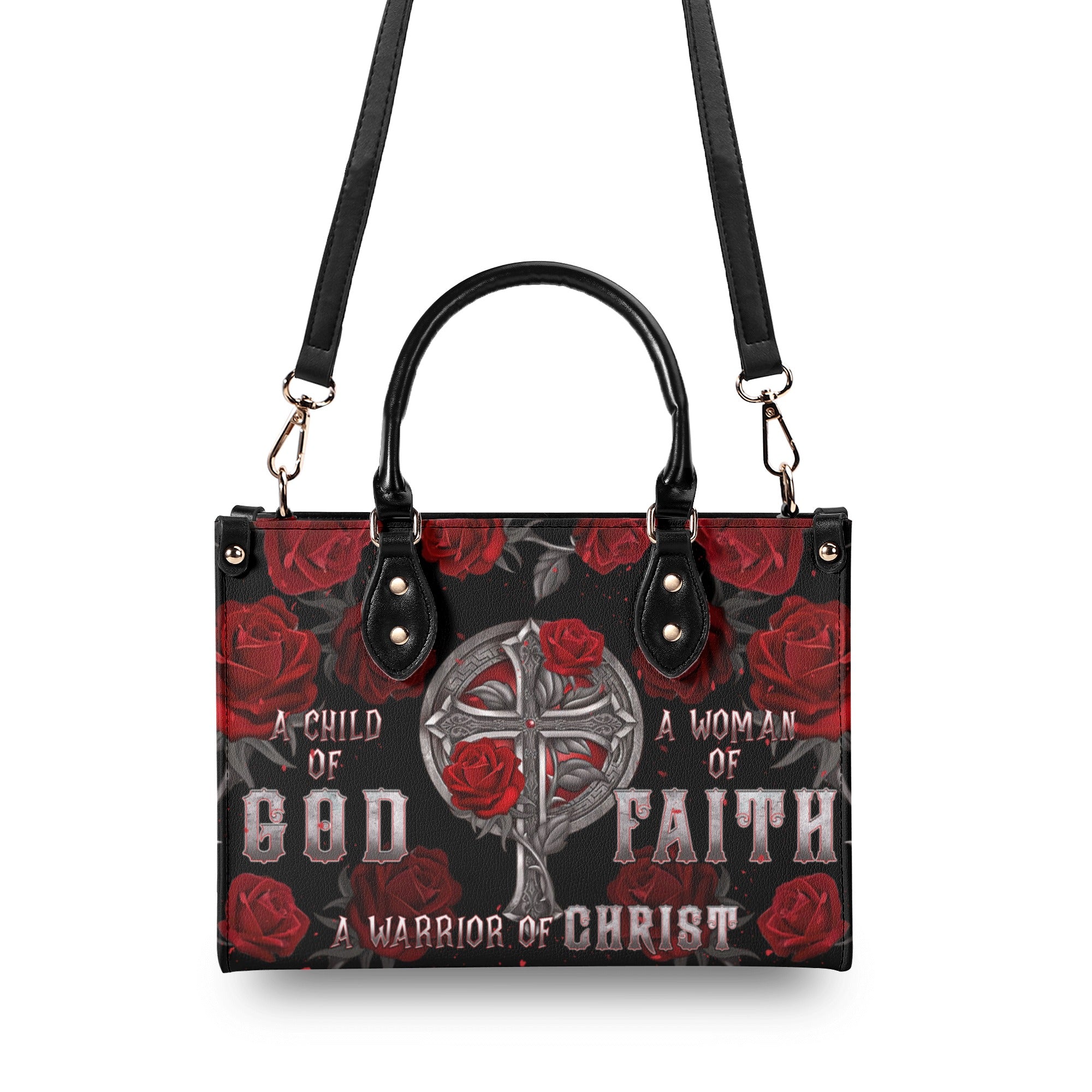 A Child Of God A Woman Of Faith  Leather Handbag  - Tlnt2312244