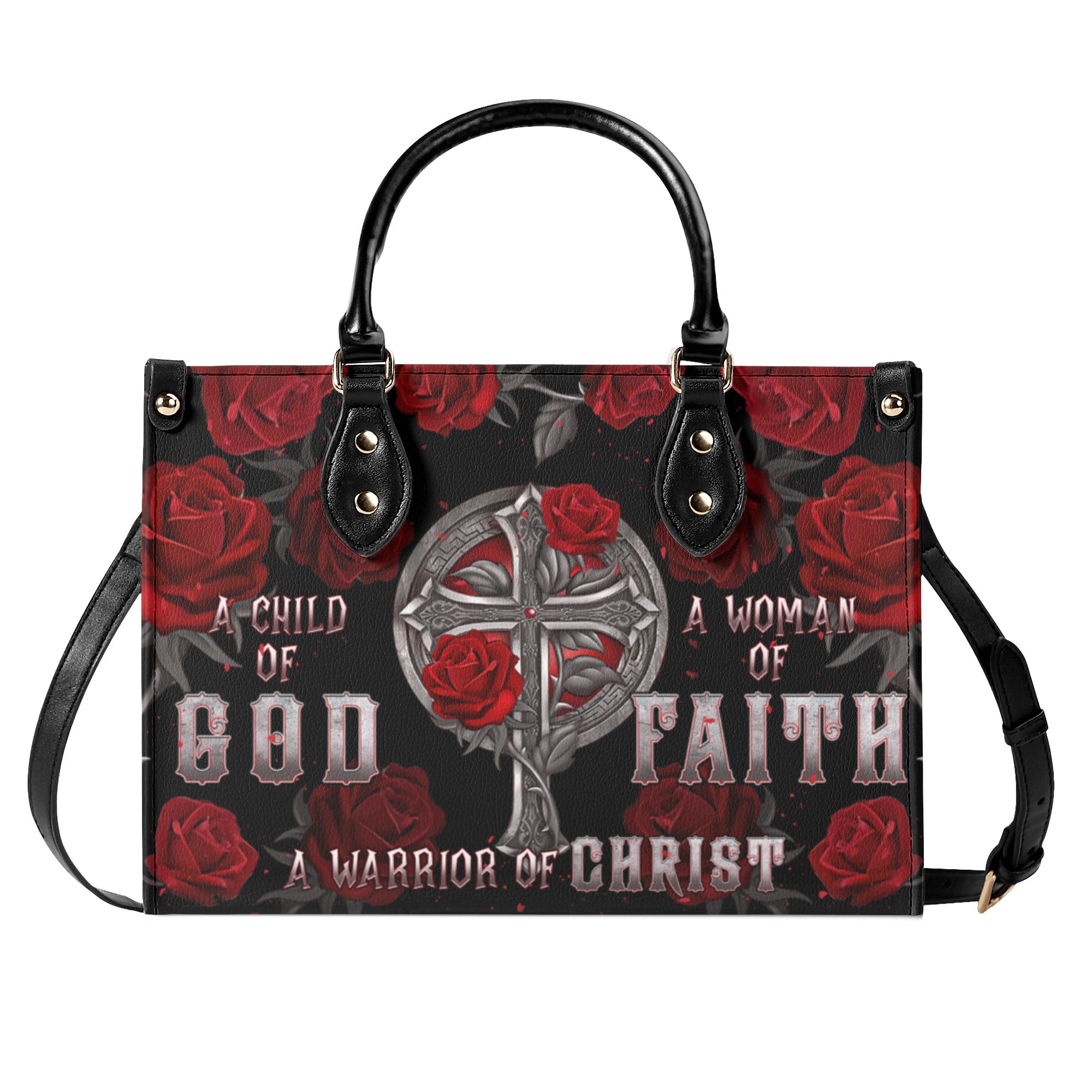 A Child Of God A Woman Of Faith  Leather Handbag  - Tlnt2312244