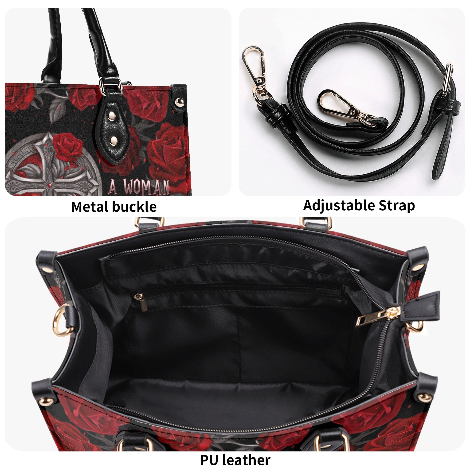 A Child Of God A Woman Of Faith  Leather Handbag  - Tlnt2312244