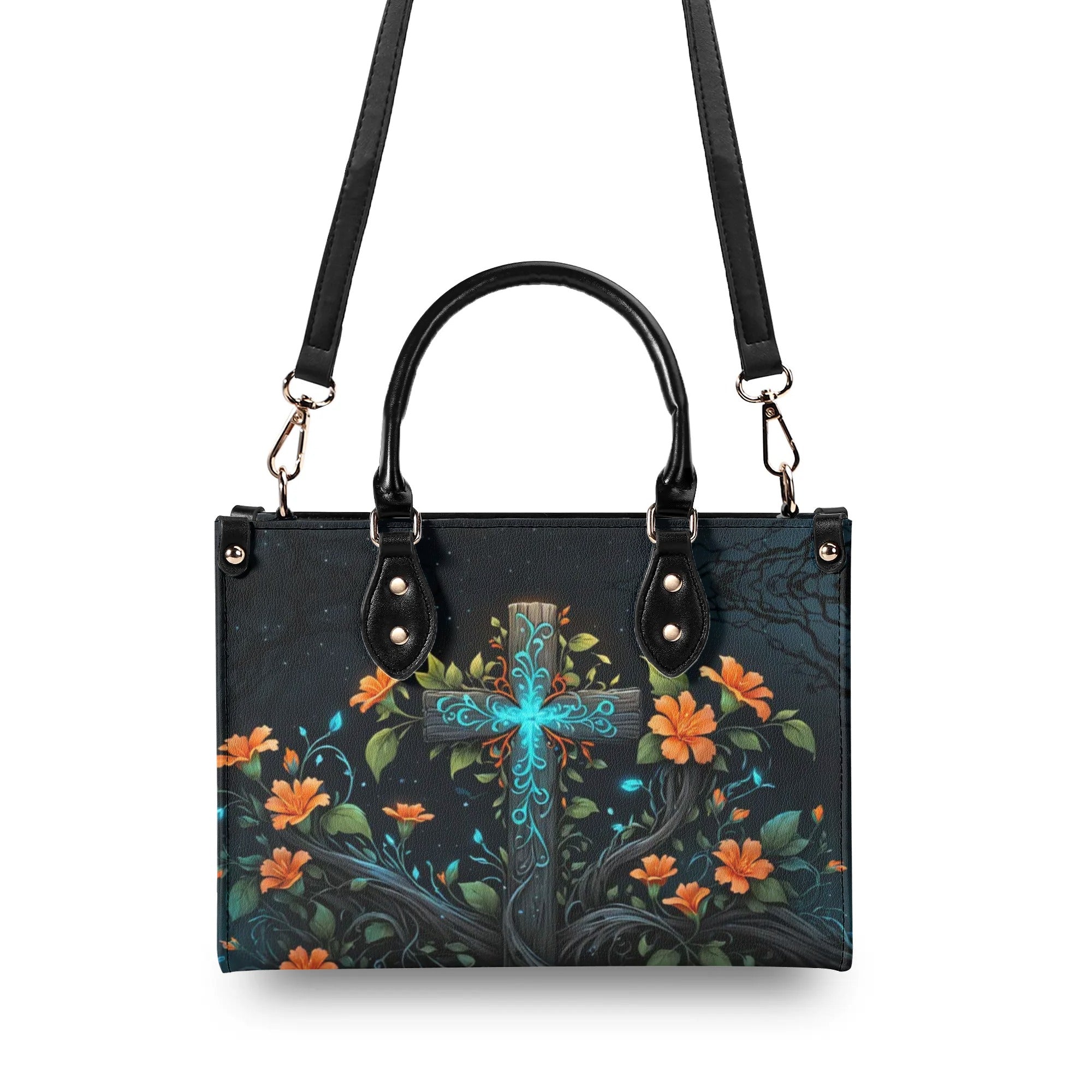 Faith Flower Leather Handbag - Yhdu1408244