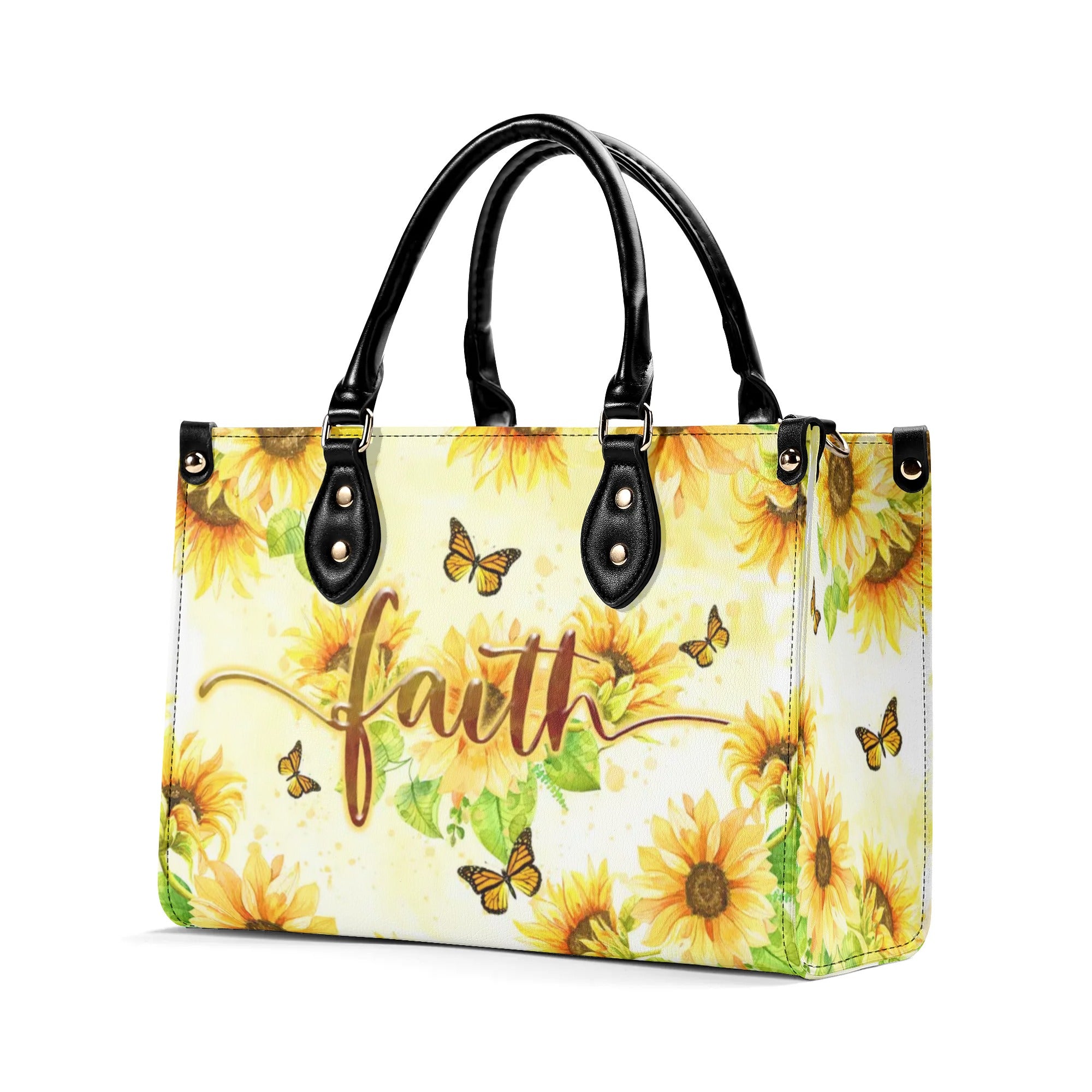 Faith Sunflower Leather Handbag - Tltr1806245