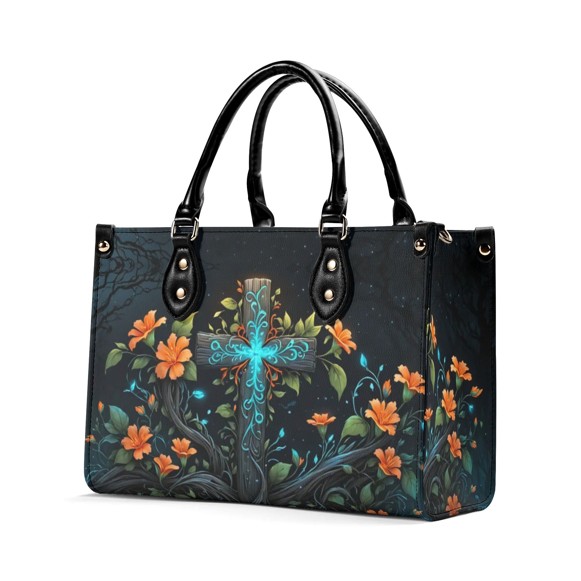 Faith Flower Leather Handbag - Yhdu1408244