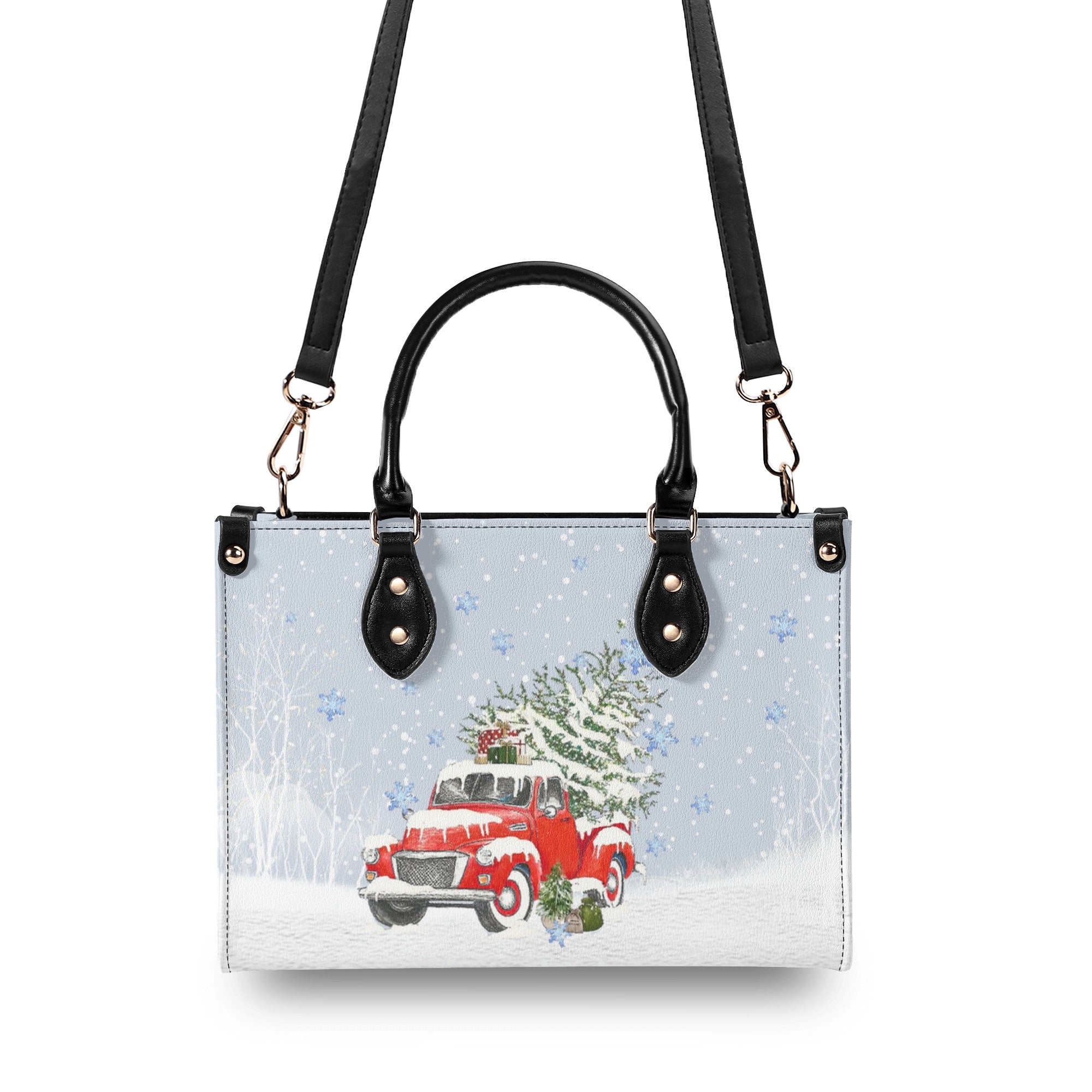 Jesus Take The Wheel Christmas Leather Handbag - Yhlt2110244