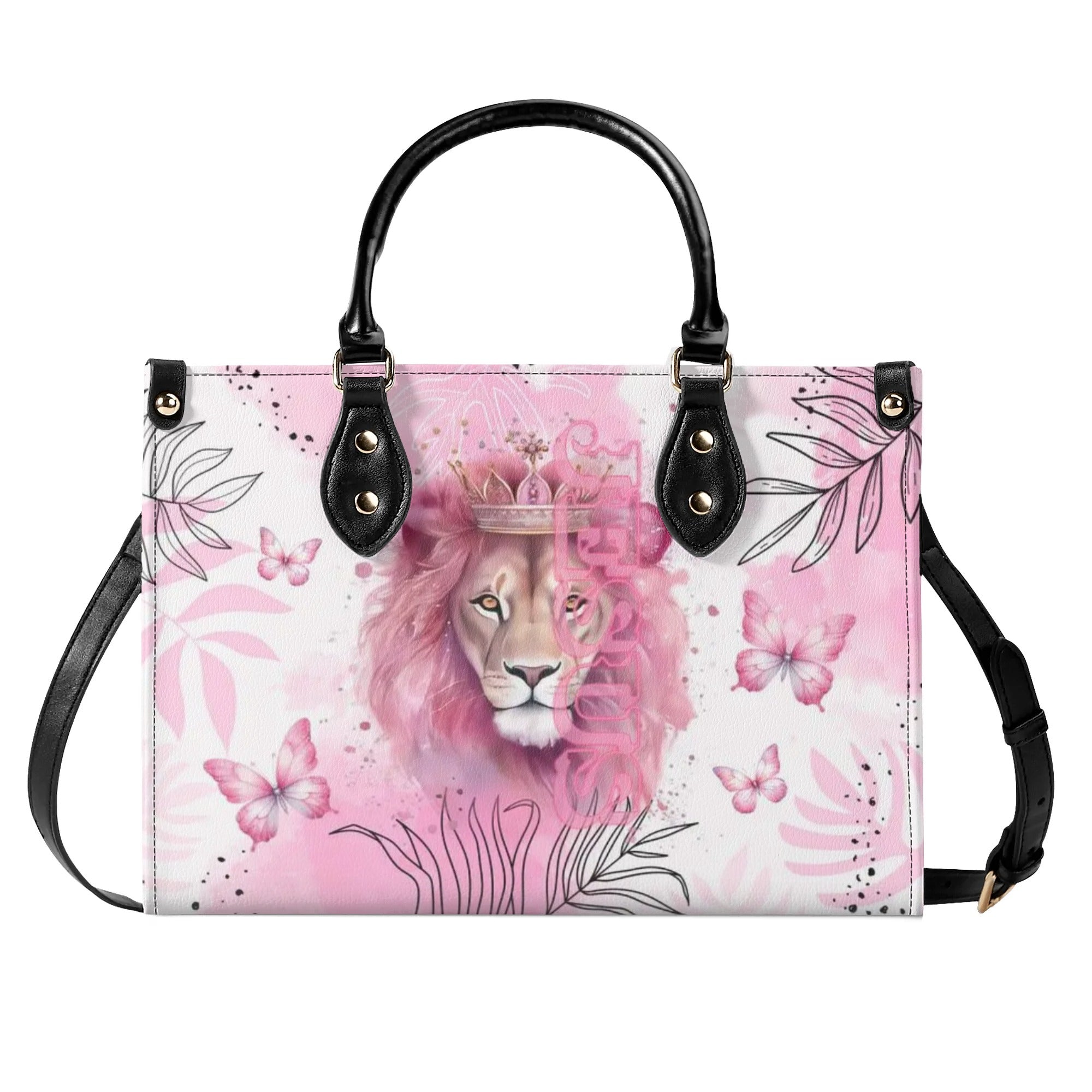 Jesus Lion Leather Handbag - Tlno0306243