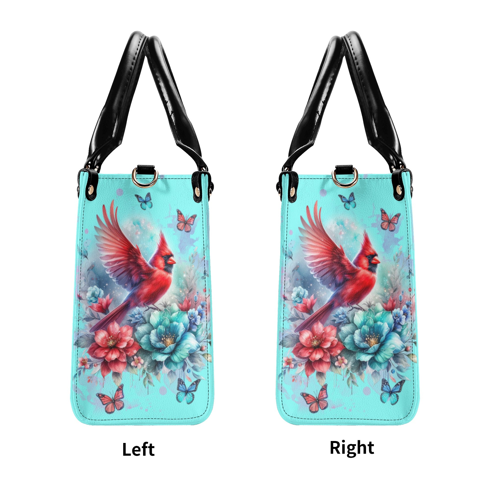 When Cardinals Appear Angels Are Near  Leather Handbag -  Tlnz0710241