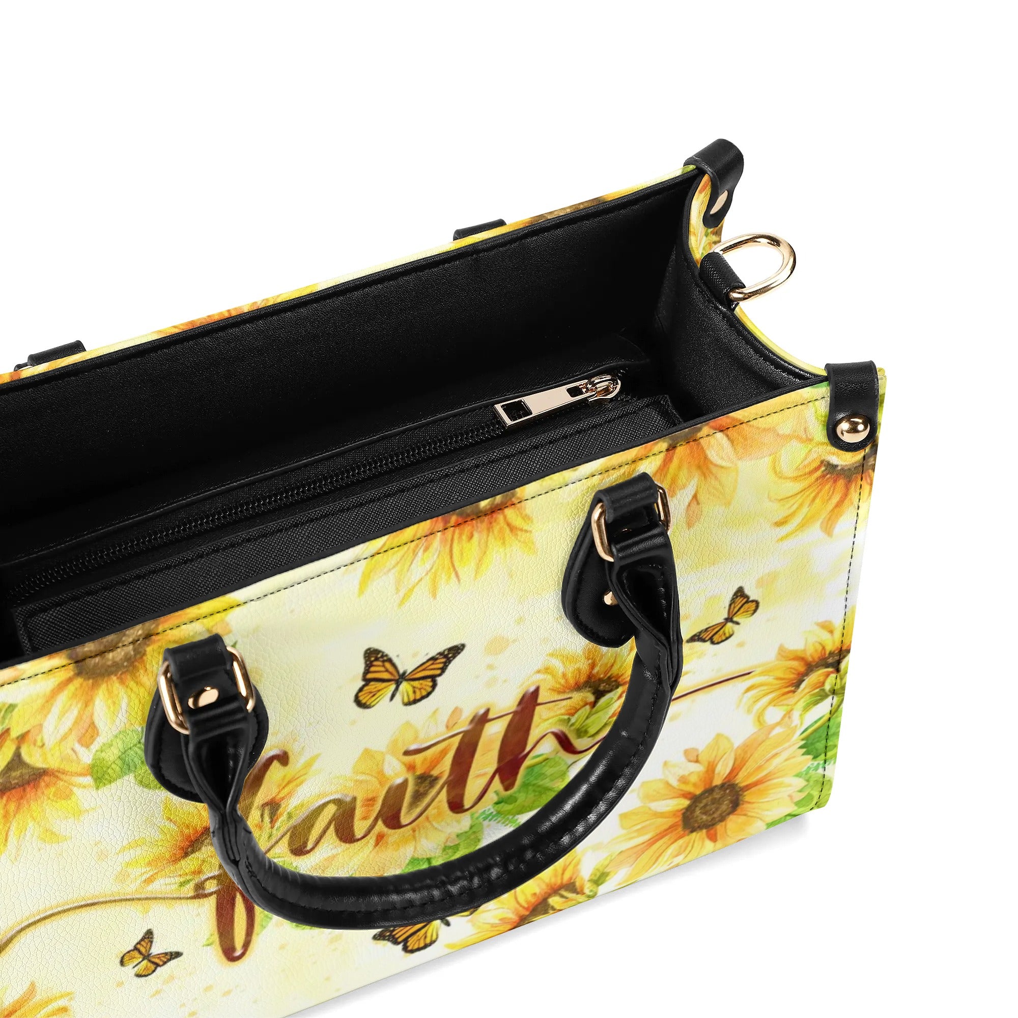 Faith Sunflower Leather Handbag - Tltr1806245