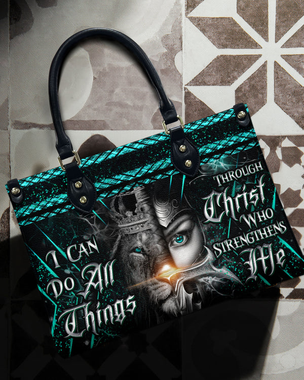 I Can Do All Things Leather Handbag - Yhdu2907243