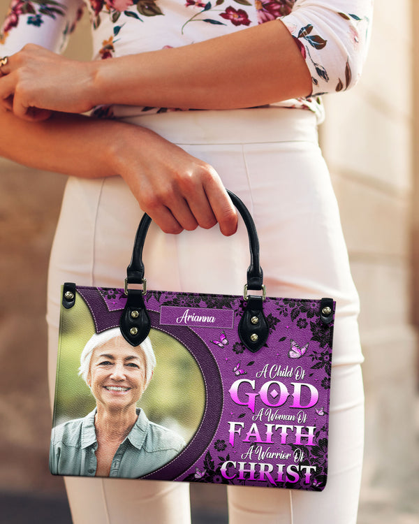 Personalized A Child Of God Leather Handbag - Tytm2612243