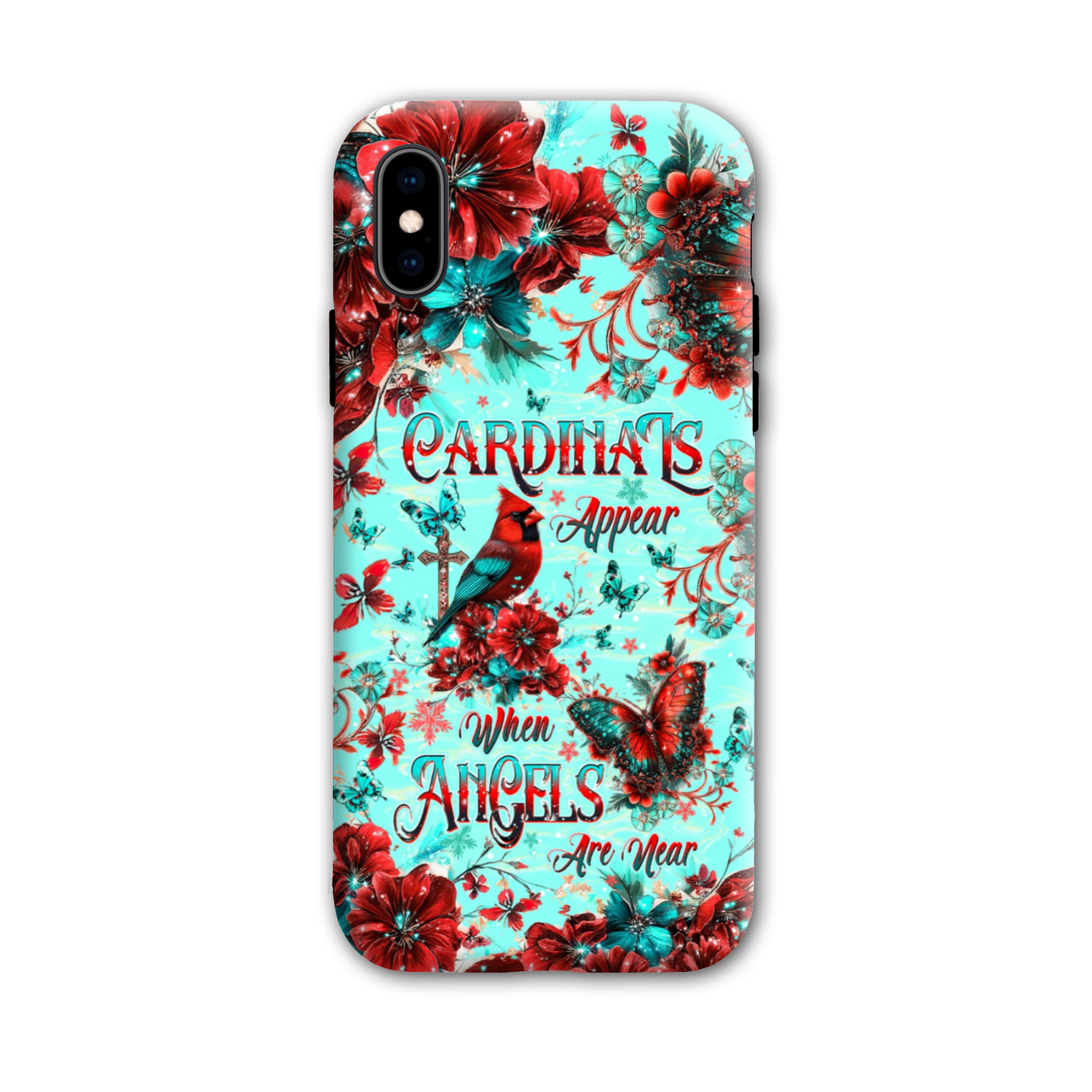 When Cardinals Appear Angels Are Near Phone Case  - Tltw1212241