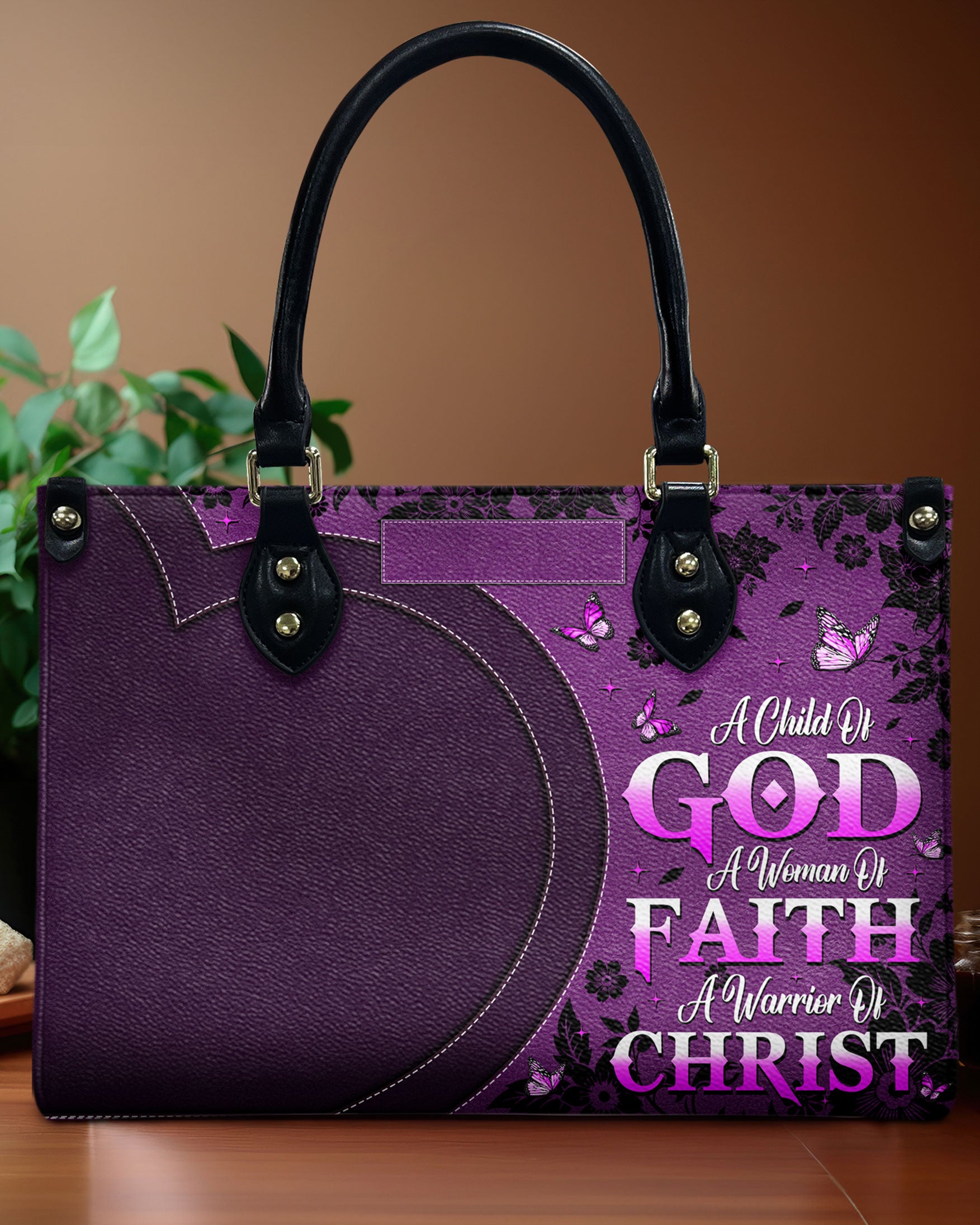 Personalized A Child Of God Leather Handbag - Tytm2612243