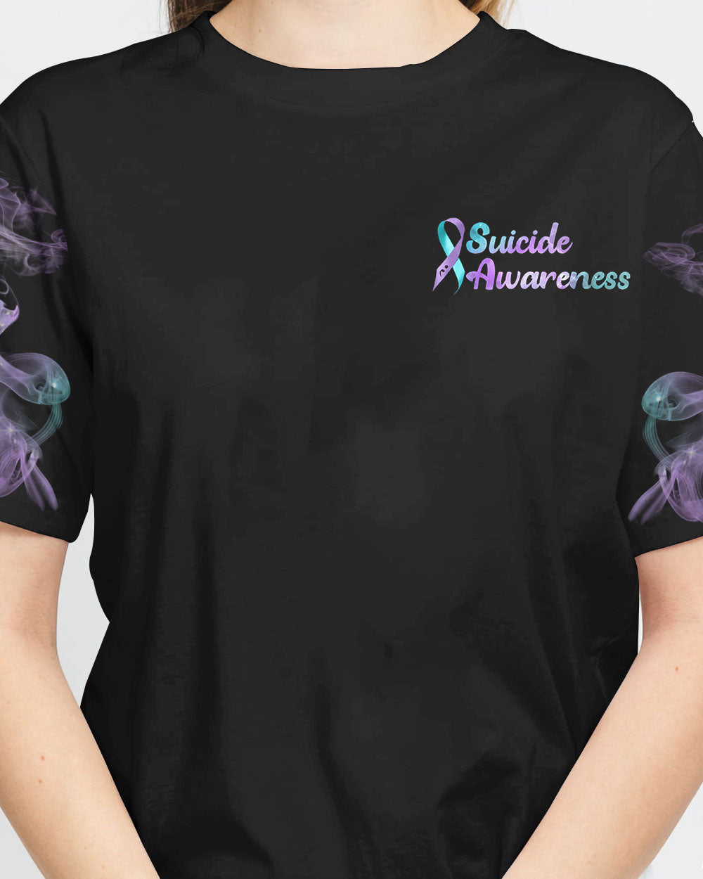 Dragon Flower Women's Suicide Prevention Awareness Tshirt