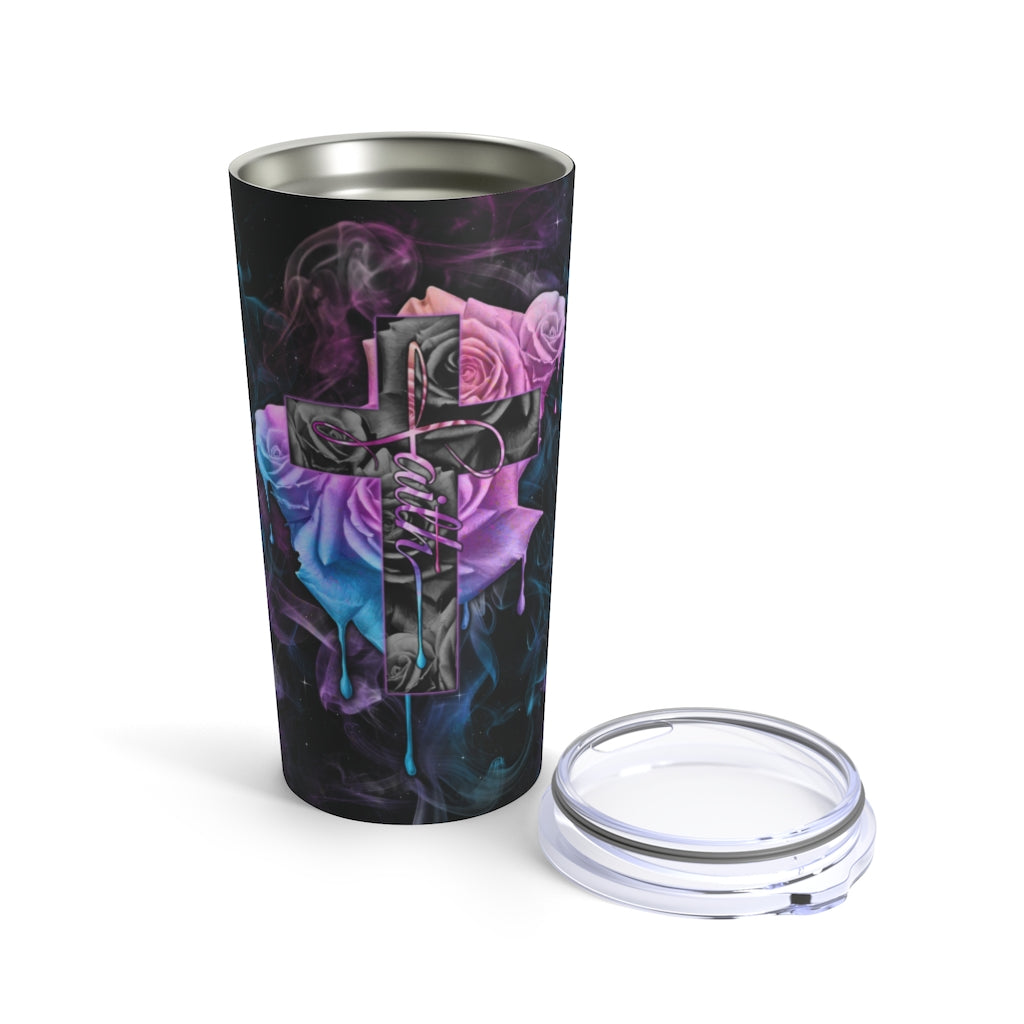 Faith Rose Watercolor Tumbler - Latg1904213ki