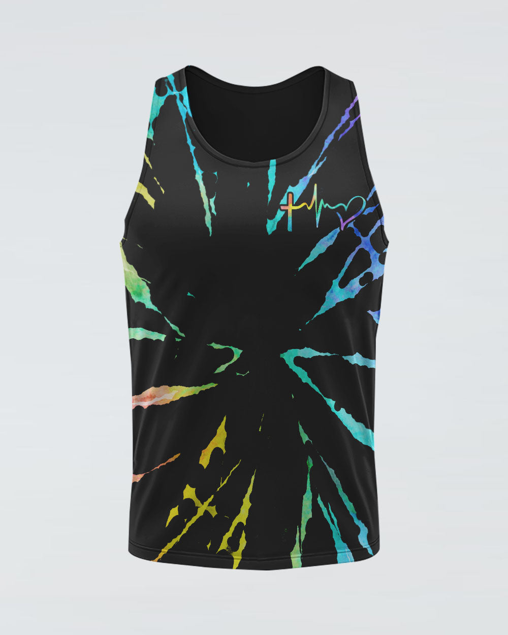 Fé Cross Tie Dye Women's Christian Tanks