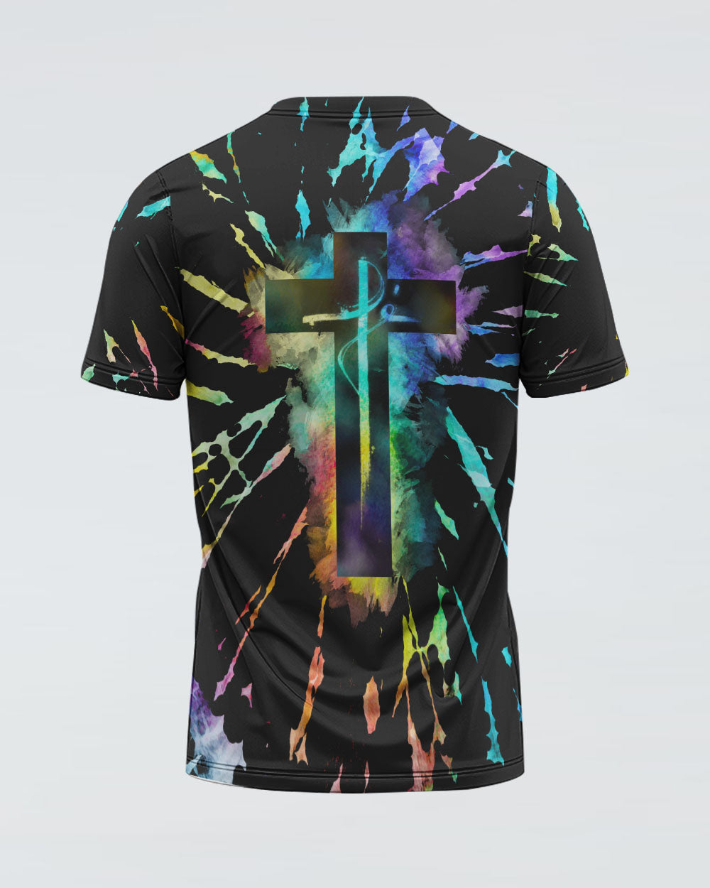 Fé Cross Tie Dye Women's Christian Tshirt